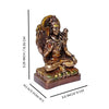 Handmade resin statue of Lord Shiva Shankar, depicting his majestic pose with Nandi, ideal for home, office, or altar decor.