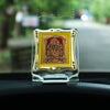 Handmade Lord Tirupati Balaji acrylic statue, measuring 7 x 3 x 8.5 cm, perfect for car dashboards, featuring vibrant colors and intricate design.