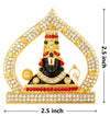 Handmade metal idol of Lord Venkateswara, symbolizing prosperity and protection, ideal for home or altar decoration.