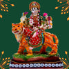 Handmade resin statue of Maa Durga, depicting her powerful and compassionate essence, ideal for home decor and altars