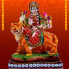 Handmade resin statue of Maa Durga, depicting her powerful and compassionate essence, ideal for home decor and altars