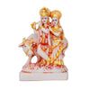 Handcrafted Radha Krishna Cow Idol made of polyresin, featuring intricate details, symbolizing eternal love and devotion.