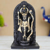 A handcrafted resin Ram Lala idol, intricately designed, ideal for home, office, or car, symbolizing devotion and righteousness.