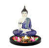 Elegant Lord Buddha statue crafted from high-quality resin, showcasing intricate hand-carved details and a serene expression