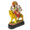 Handcrafted Sherawali Mata statue made from resin and marble, showcasing intricate details and vibrant colors, perfect for home and spiritual decor