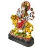 Handcrafted Sherawali Mata statue made from resin and marble, showcasing intricate details and vibrant colors, perfect for home and spiritual decor.