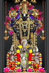 High-quality vinyl sticker of Lord Tirupati Balaji, showcasing vibrant colors and intricate details.