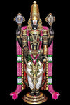 High-quality vinyl sticker of Lord Tirupati Balaji, showcasing vivid colors and intricate details, ideal for enhancing home decor.