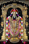 High-quality vinyl sticker of Lord Tirupati Balaji, showcasing vibrant colors and intricate details, ideal for enriching spiritual decor in homes or offices.